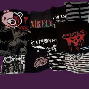 Emo/ Alternative top lot 11ct